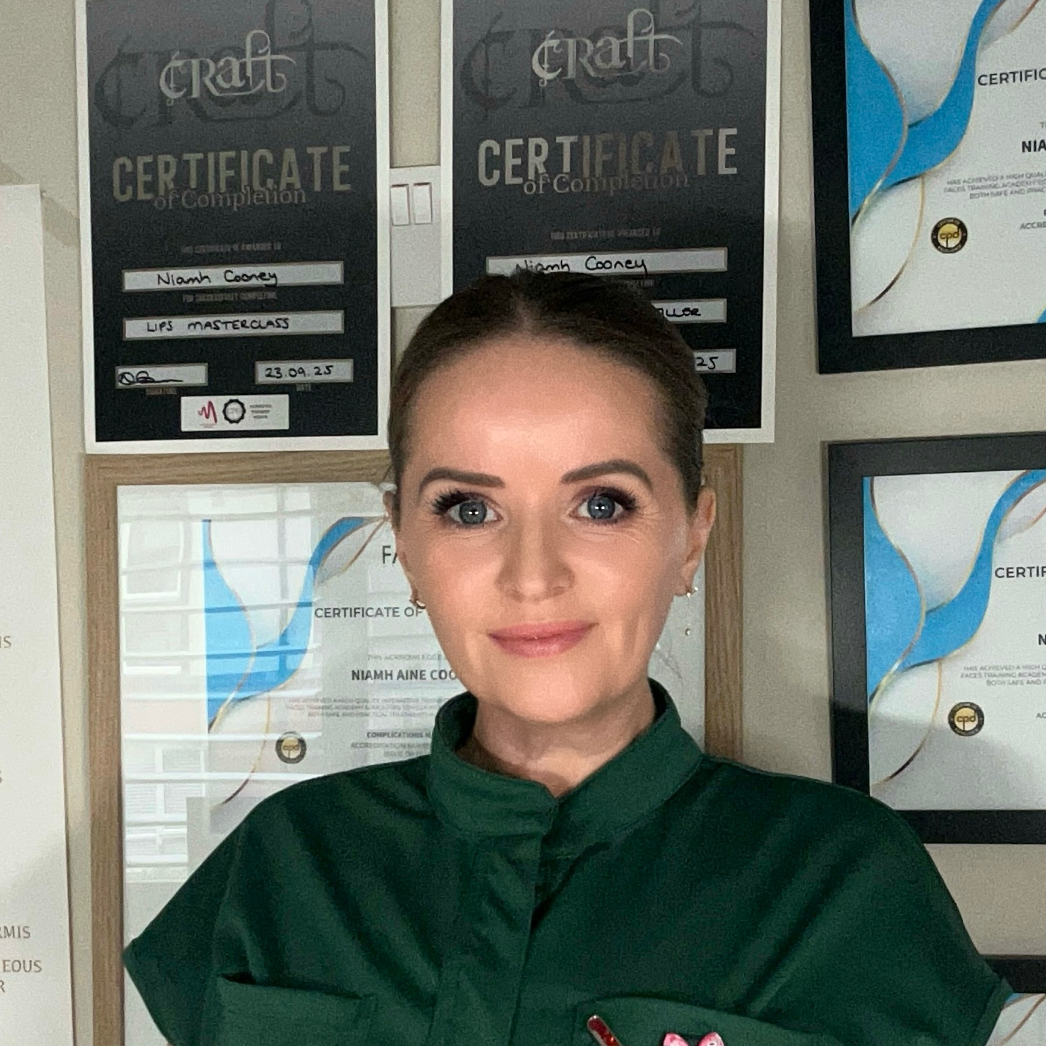 Niamh Cooney, founder of Cūram Aesthetics
